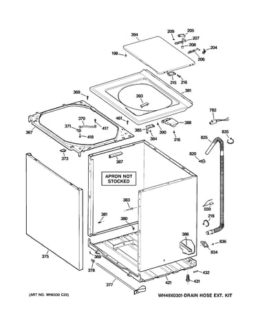 Cabinet, cover & front panel