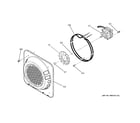 GE ZET3058BH3BB lower oven convection fan diagram