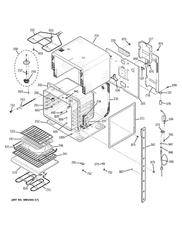 Upper oven