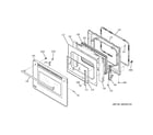 GE ZET958BF6BB door diagram