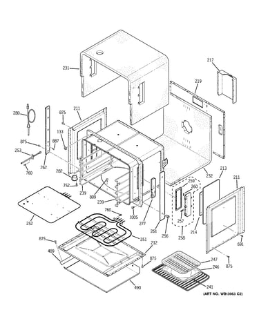 Upper oven