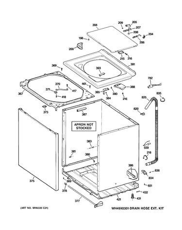 Cabinet, cover & front panel