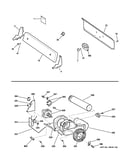 Backsplash, blower & motor assembly