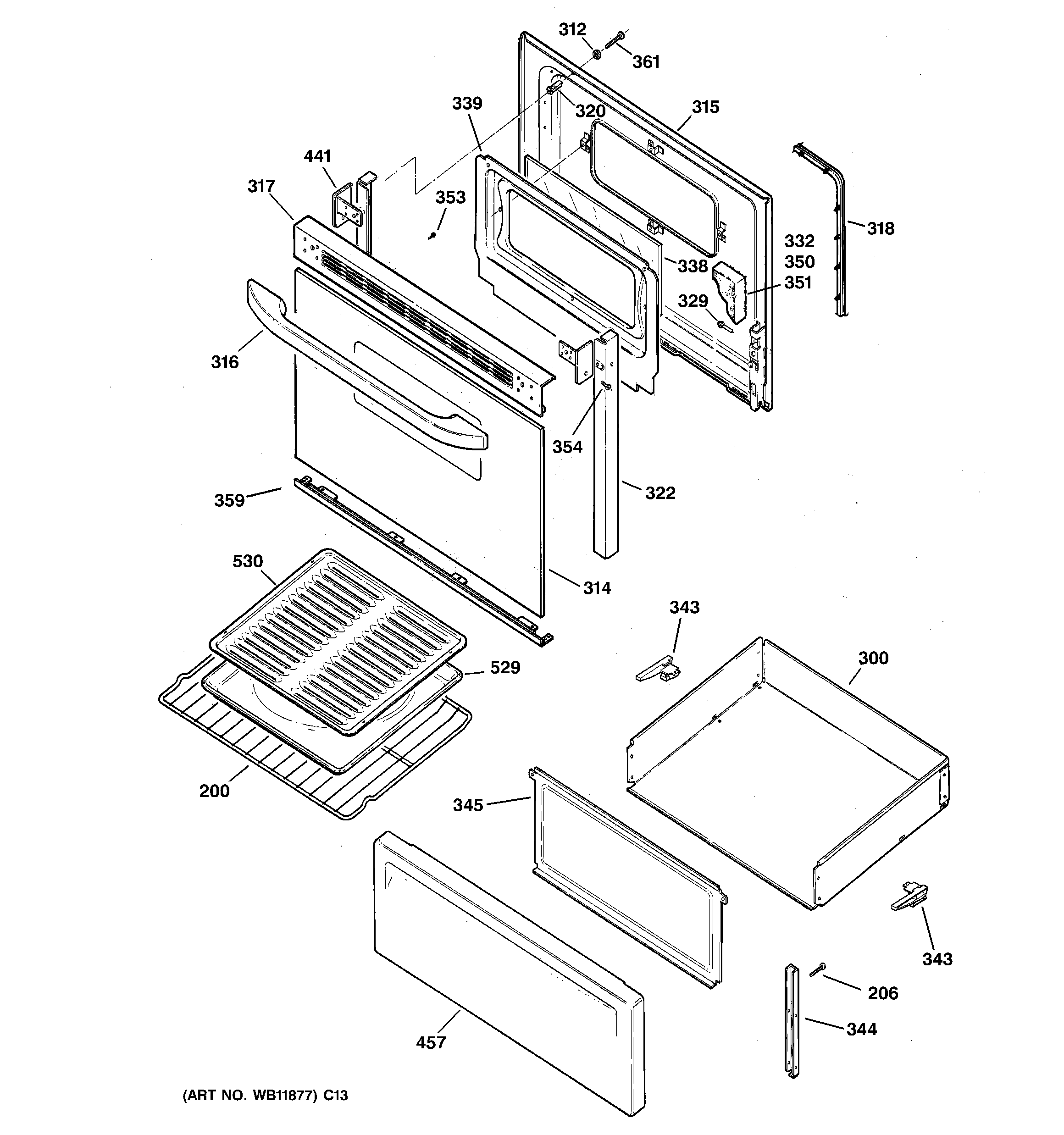 Door & drawer parts