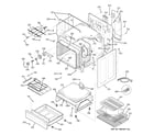 GE JCBP40WK1WW body parts diagram