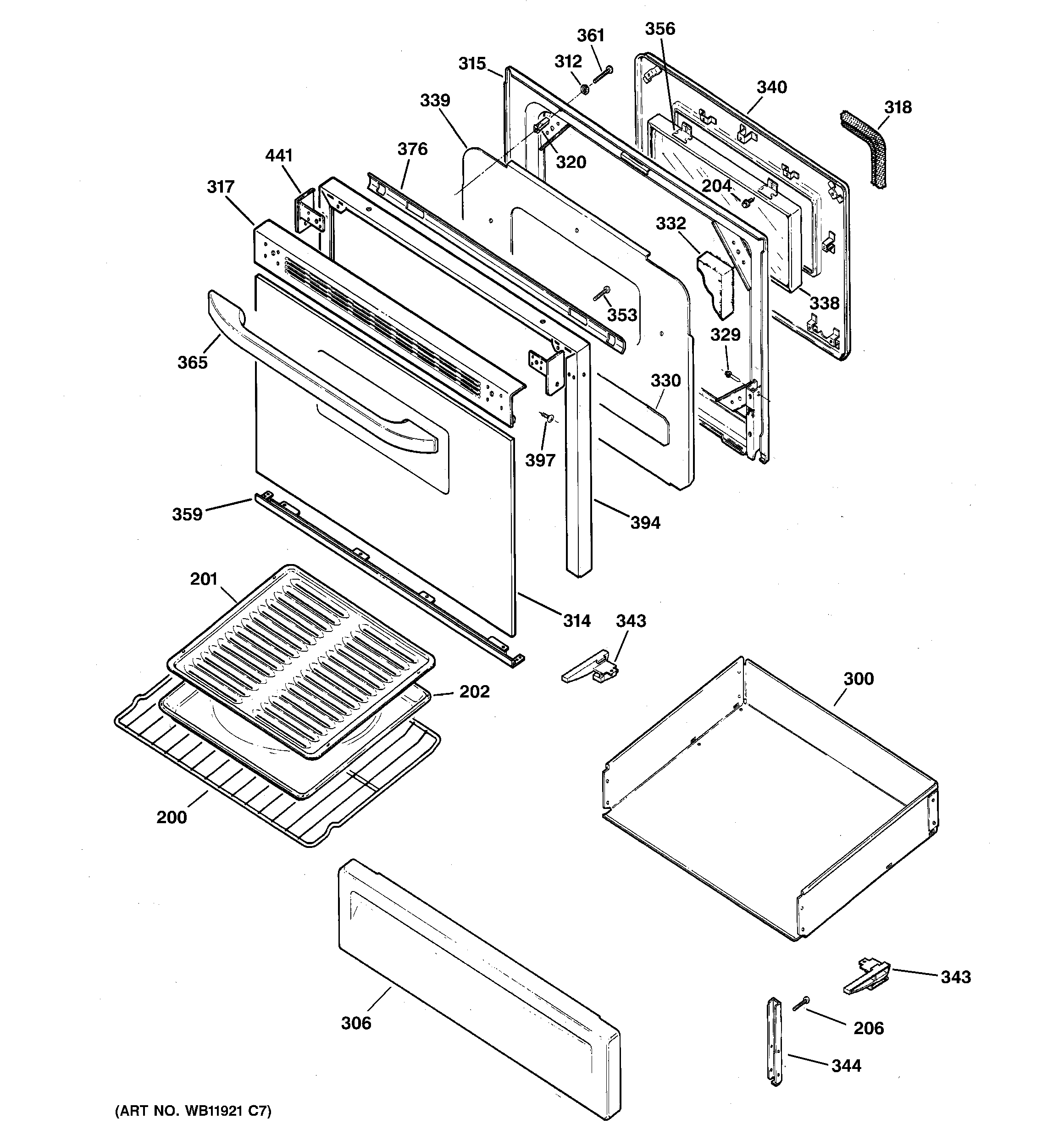 Door & drawer parts