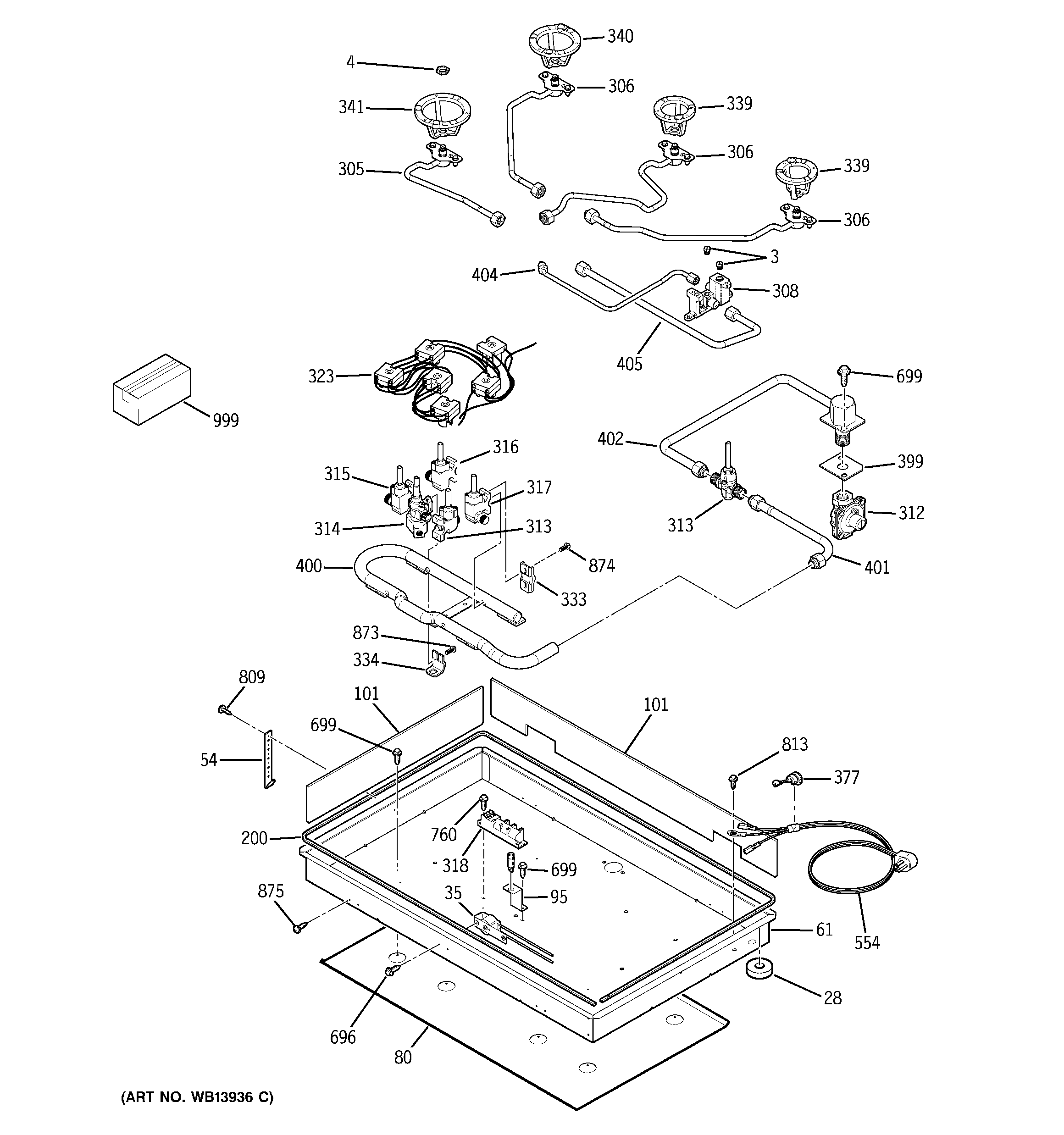 Gas & burner parts