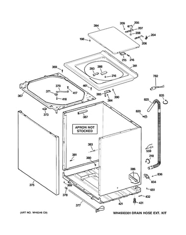 Cabinet, cover & front panel