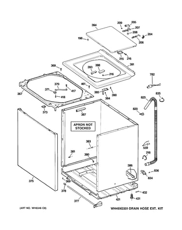 Cabinet, cover & front panel