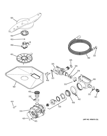 Motor-pump mechanism