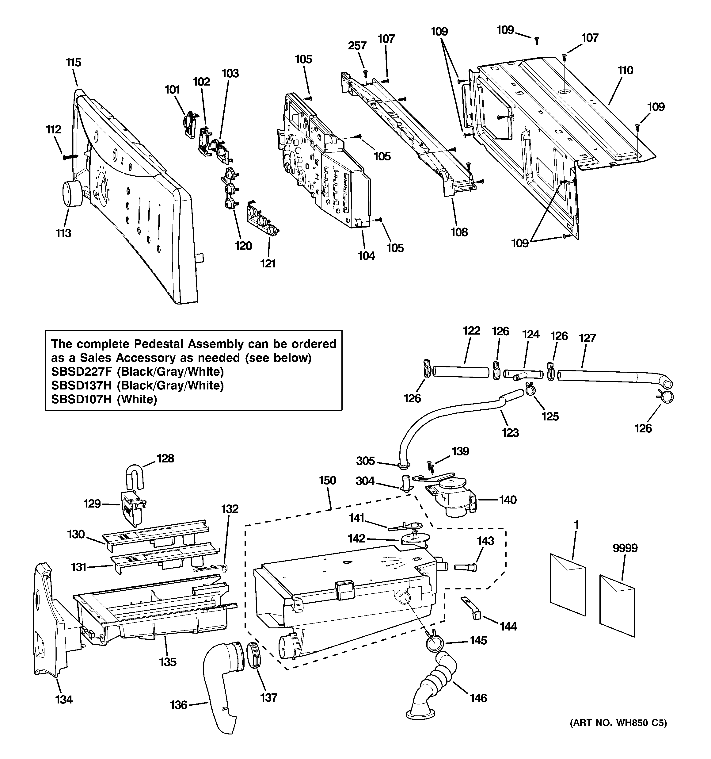 Controls & dispenser