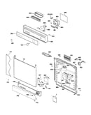 Escutcheon & door assembly