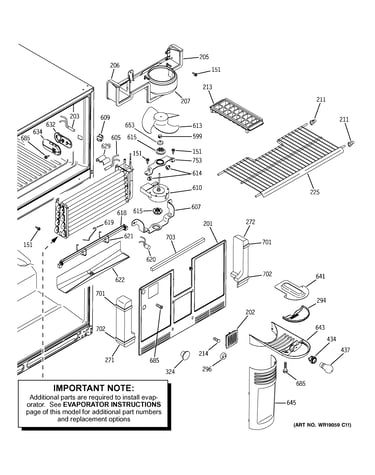 Freezer section