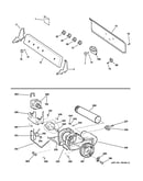 Backsplash, blower & motor assembly