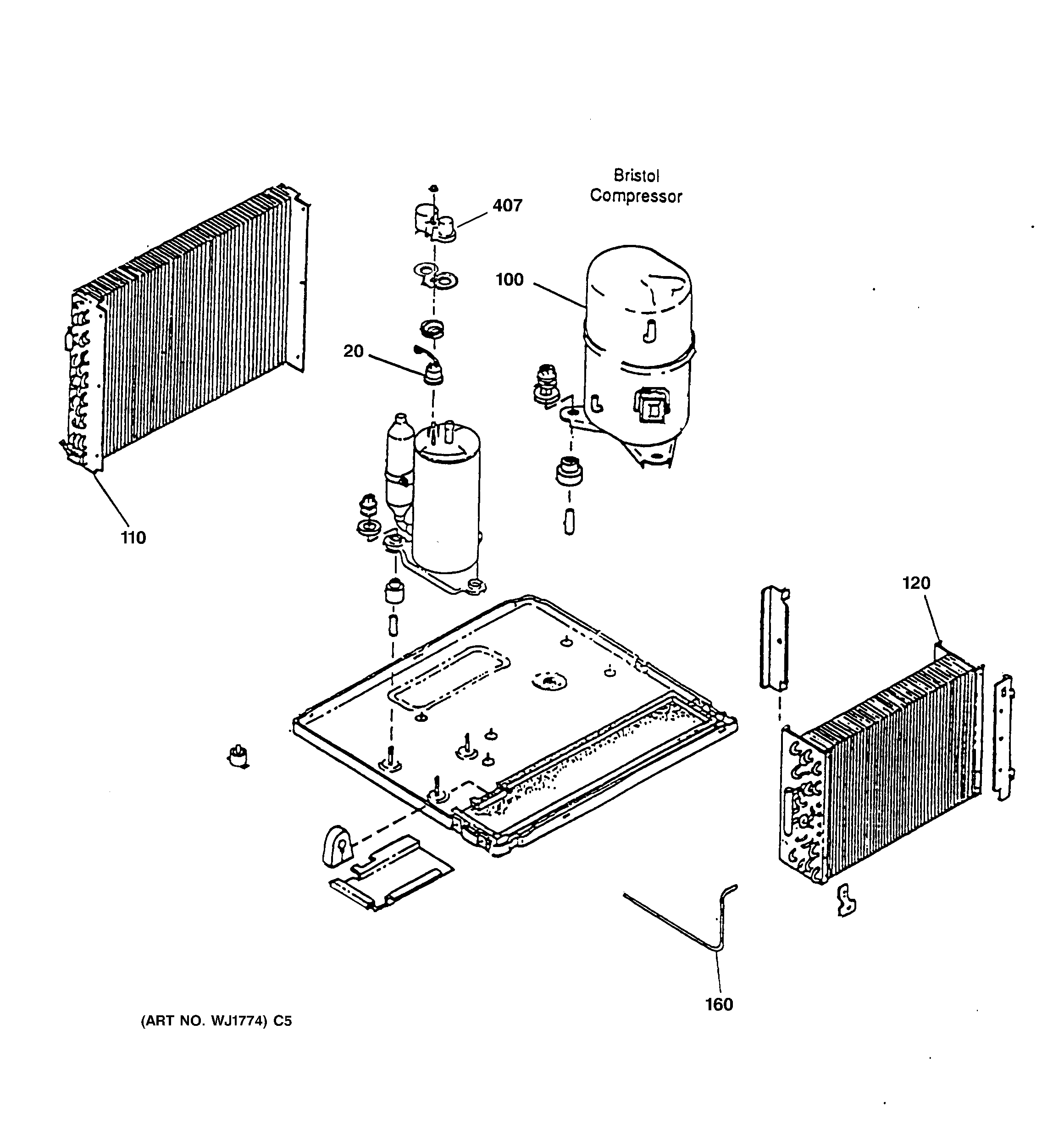 Refrigerant assembly