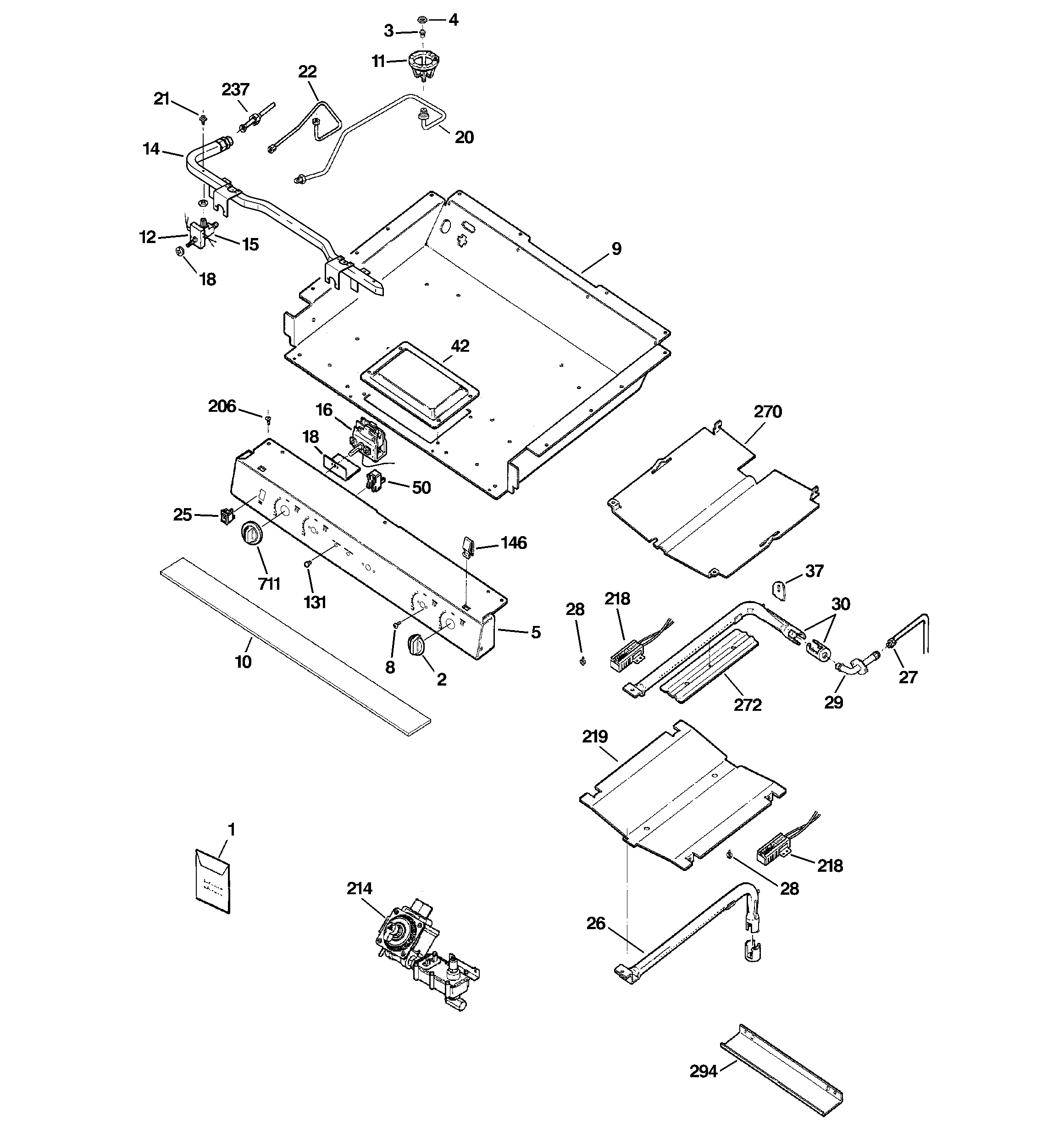 Gas & burner parts