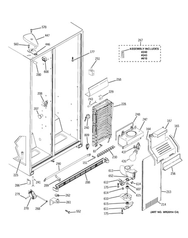 Freezer section