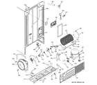 GE GSH22JSTBSS sealed system & mother board diagram