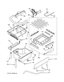 Evaporator, ice cutter grid & water