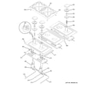 GE ZDP48N4GH4SS gas & burner parts diagram