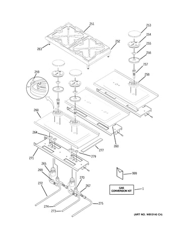 Gas & burner parts