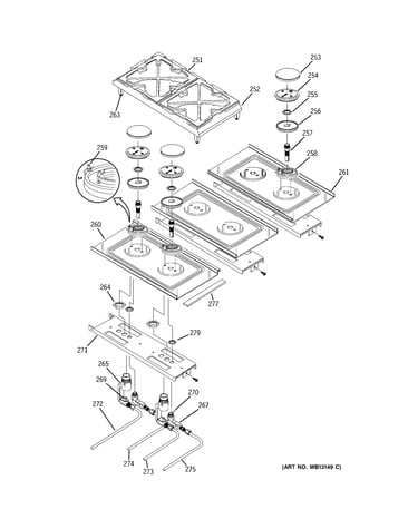Gas & burner parts