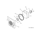 GE JBP84SK5SS convection fan diagram