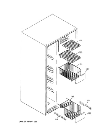 Freezer shelves