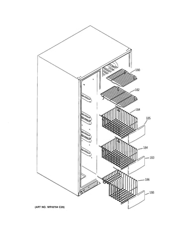 Freezer shelves
