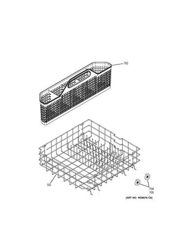 Lower rack assembly