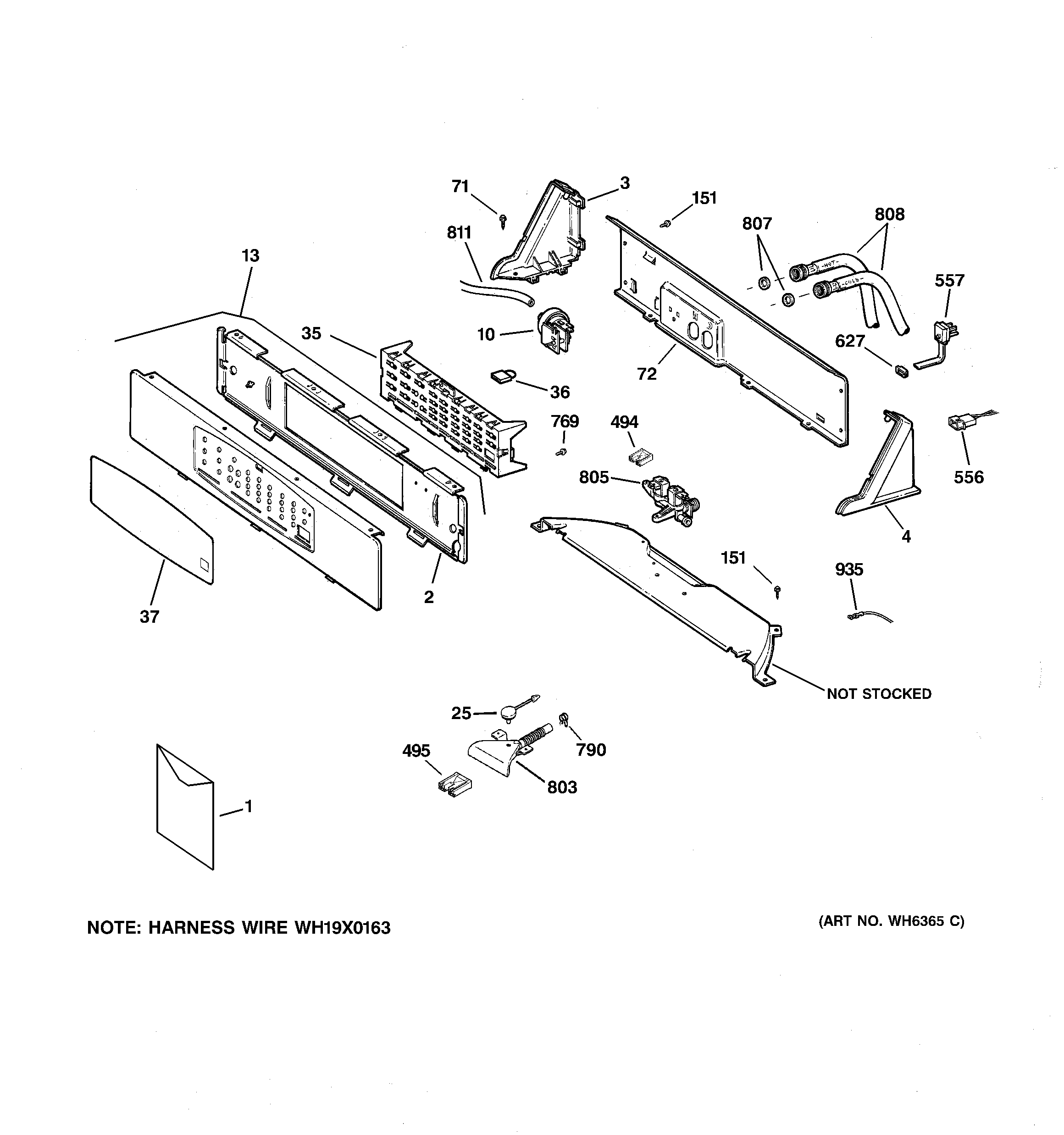 Controls & backsplash
