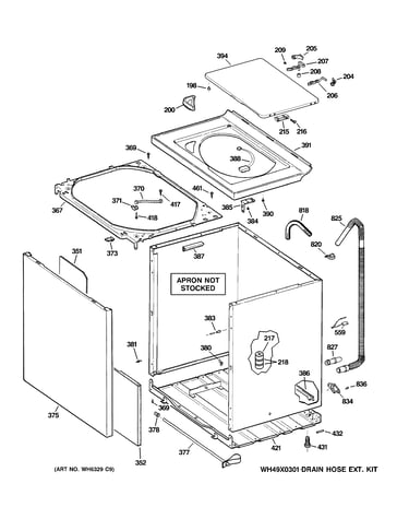 Cabinet, cover & front panel