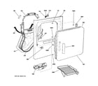 GE EED5600G1WW front panel & door diagram