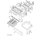 GE JGBP27WEL1WW door & drawer parts diagram