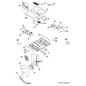 GE JP989BK1BB cooktop diagram