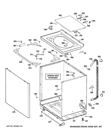 Cabinet, cover & front panel