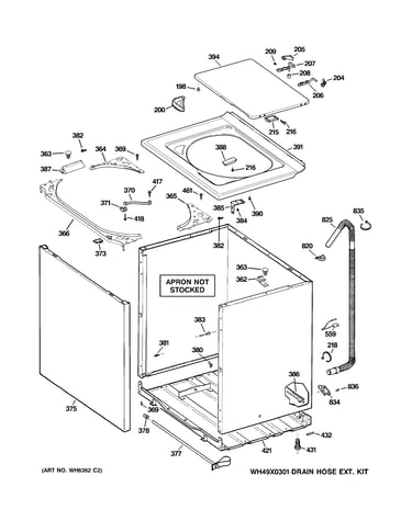Cabinet, cover & front panel