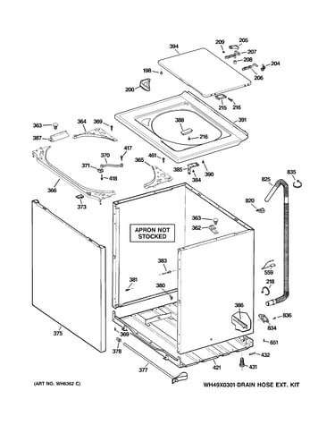 Cabinet, cover & front panel