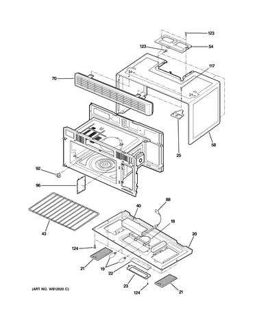 Oven cavity parts