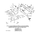 GE WCCB1030H0WC controls & backsplash diagram