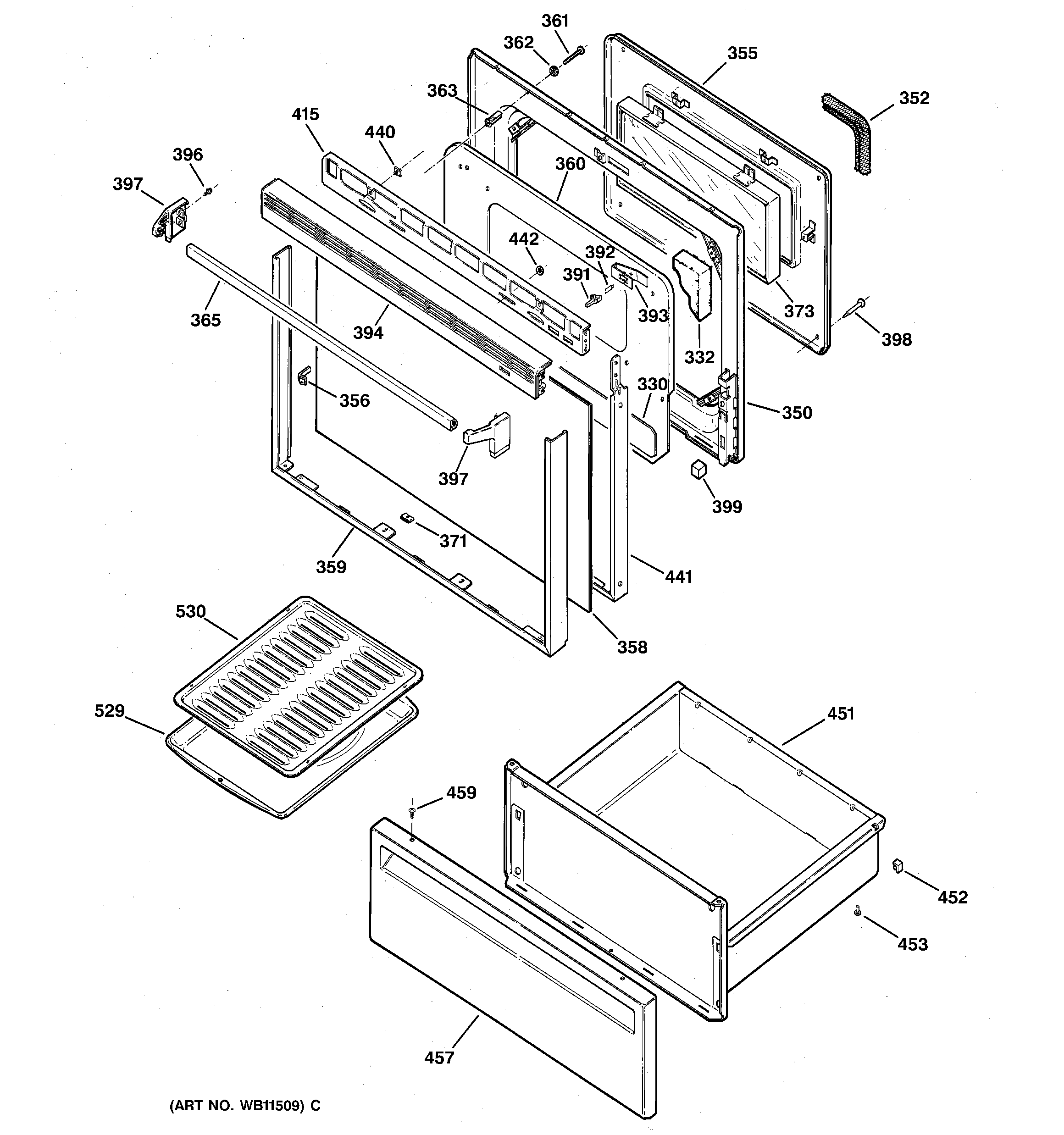 Door & drawer parts