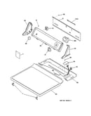 Backsplash, blower & motor assembly