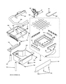 Evaporator, ice cutter grid & water
