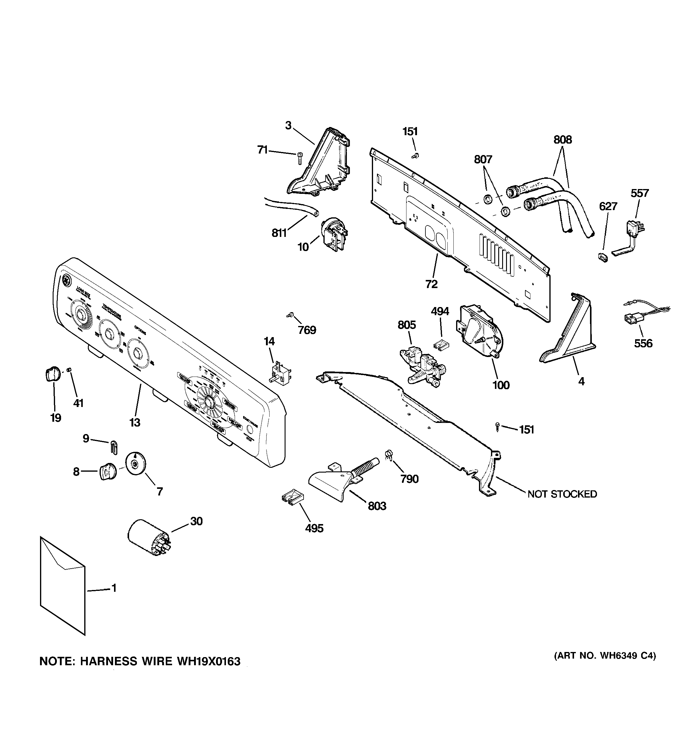 Controls & backsplash