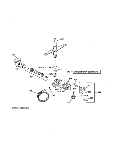 Motor-pump mechanism
