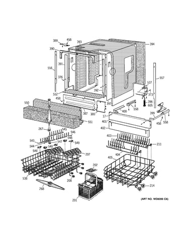 Basket & wrap assembly