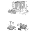 GE ZBD7105G05SS basket & wrap assembly diagram