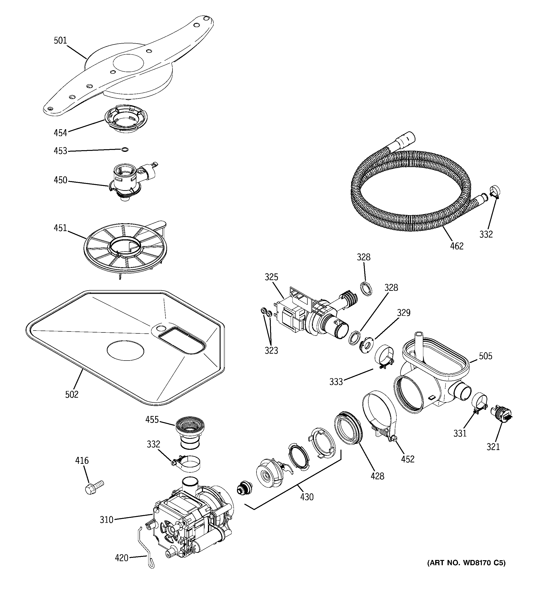 Motor-pump mechanism