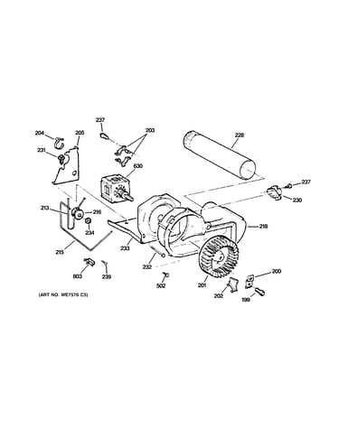 Blower & drive assembly