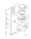 Fresh food shelves